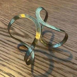 Hammered Gold Bracelet